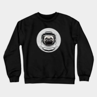 Astronaut Pug Crewneck Sweatshirt